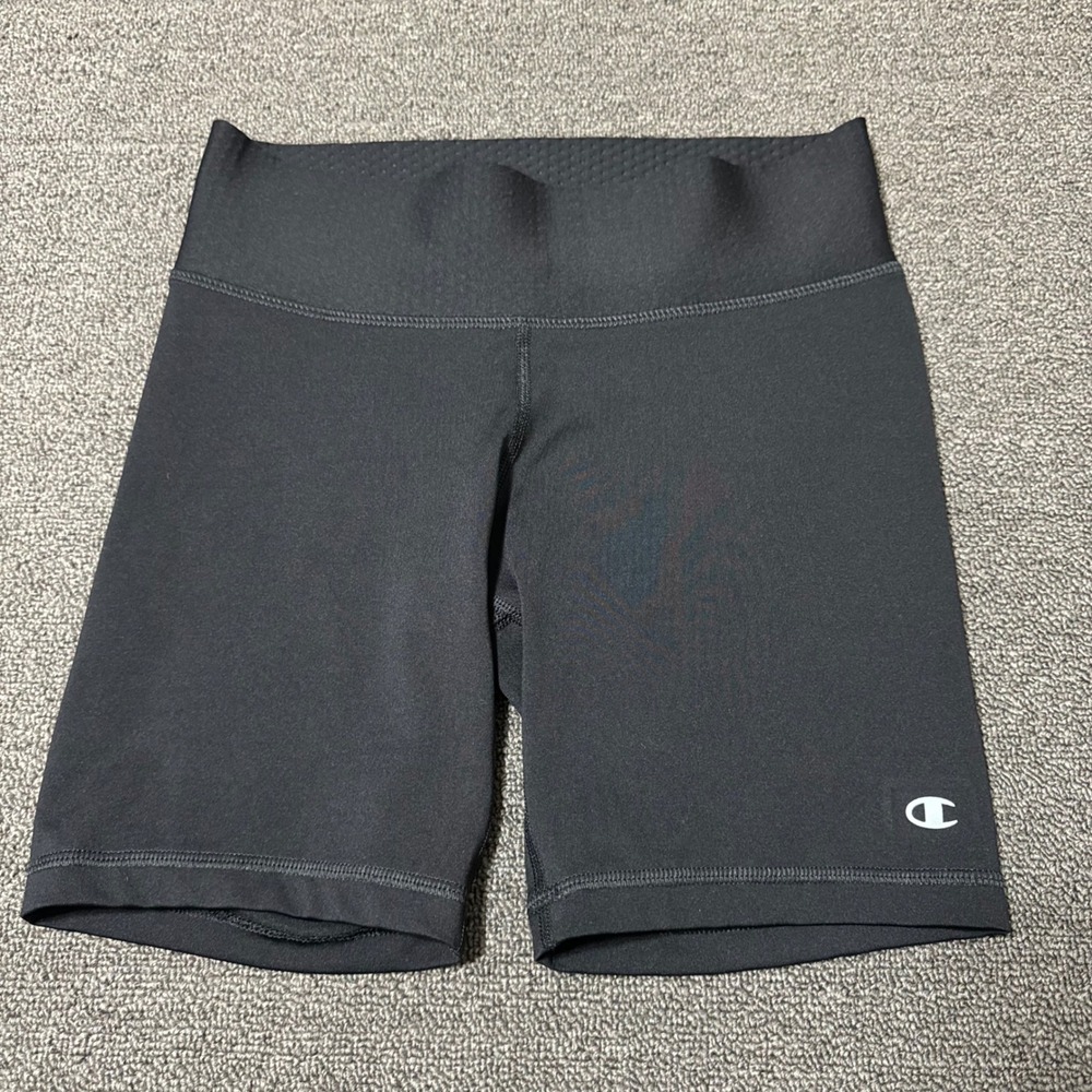 Champion Black Compression Biker Shorts Women's Size Small Activewear Gorpcore